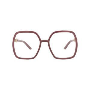 Gucci Square-Frame Injection Optical Frames Pink Womens